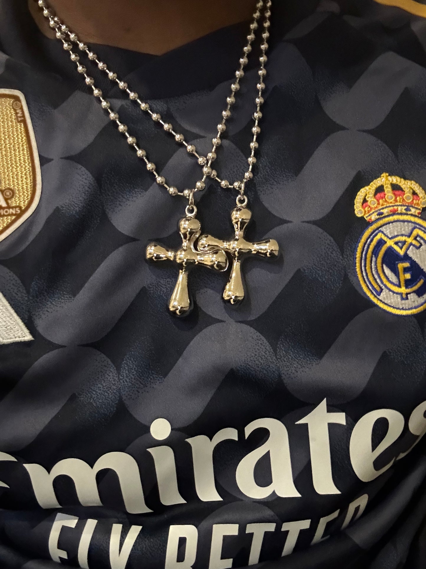 Cross Bubble Necklace