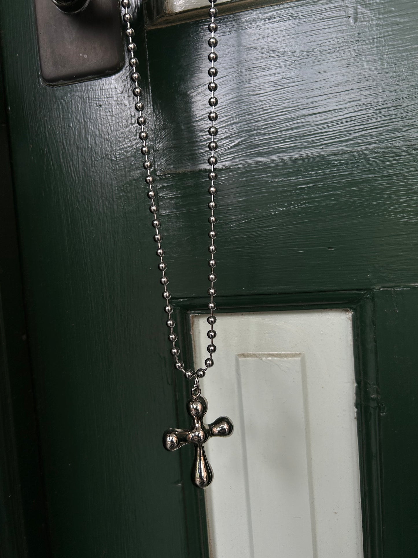 Cross Bubble Necklace