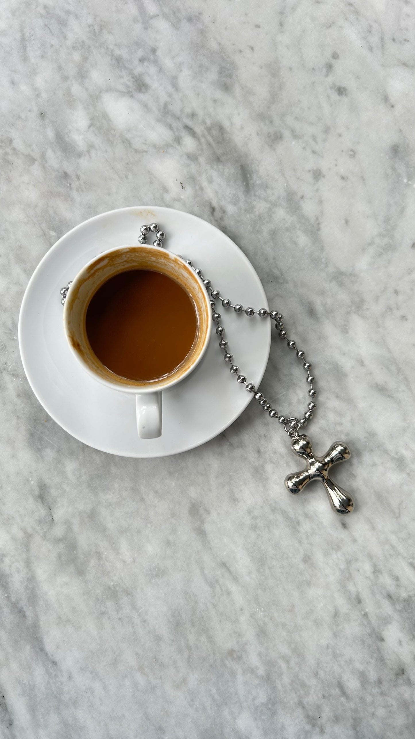 Cross Bubble Necklace